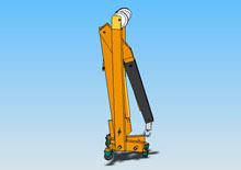 折疊式液壓吊車特點: